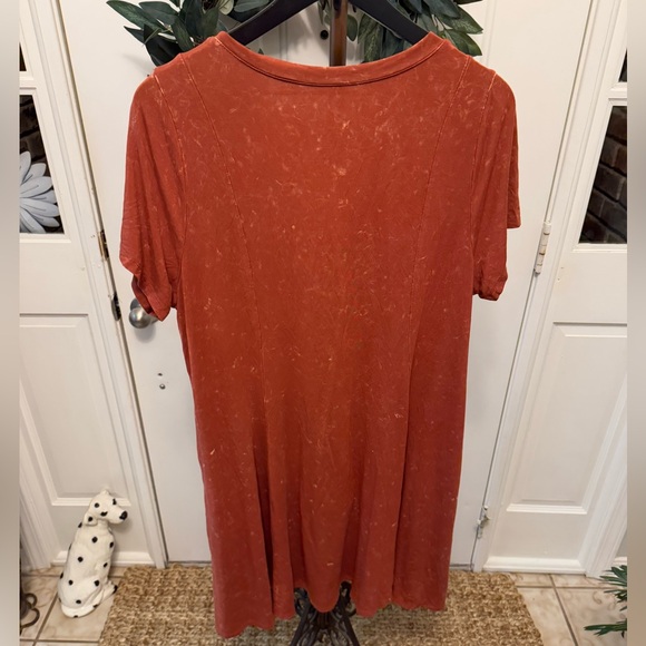 Torrid Super Soft Line Rust Color Jersey Knit T Shirt Dress SS 2 2X - Picture 2 of 7